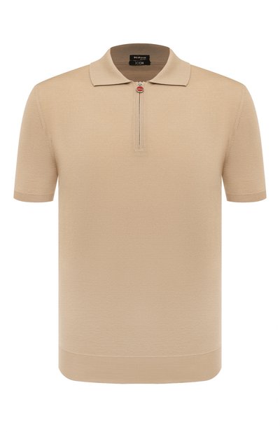 Мужская хлопковое поло KITON, арт. UMKX33ZK2