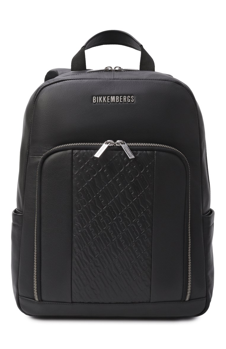 Мужской рюкзак jade DIRK BIKKEMBERGS черного цвета, арт. BKZA01077M | Фото 1 (Сумки-технические: Рюкзаки - большие; Стили: Классический; Размер: large; Материал: Натуральная кожа; Автоматизация ТО: Проставлено; Автоматизация состава: Проставлено)