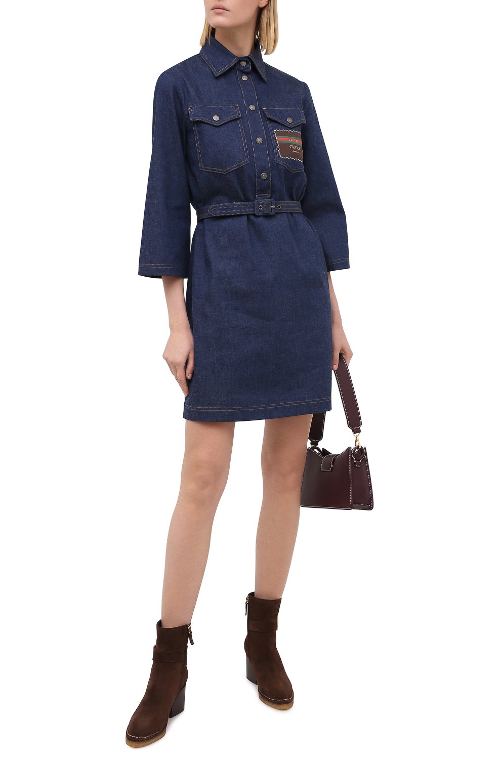 Замшевые ботильоны donna TOD’S, арт. XXW78C0DF60RE0, фото 2