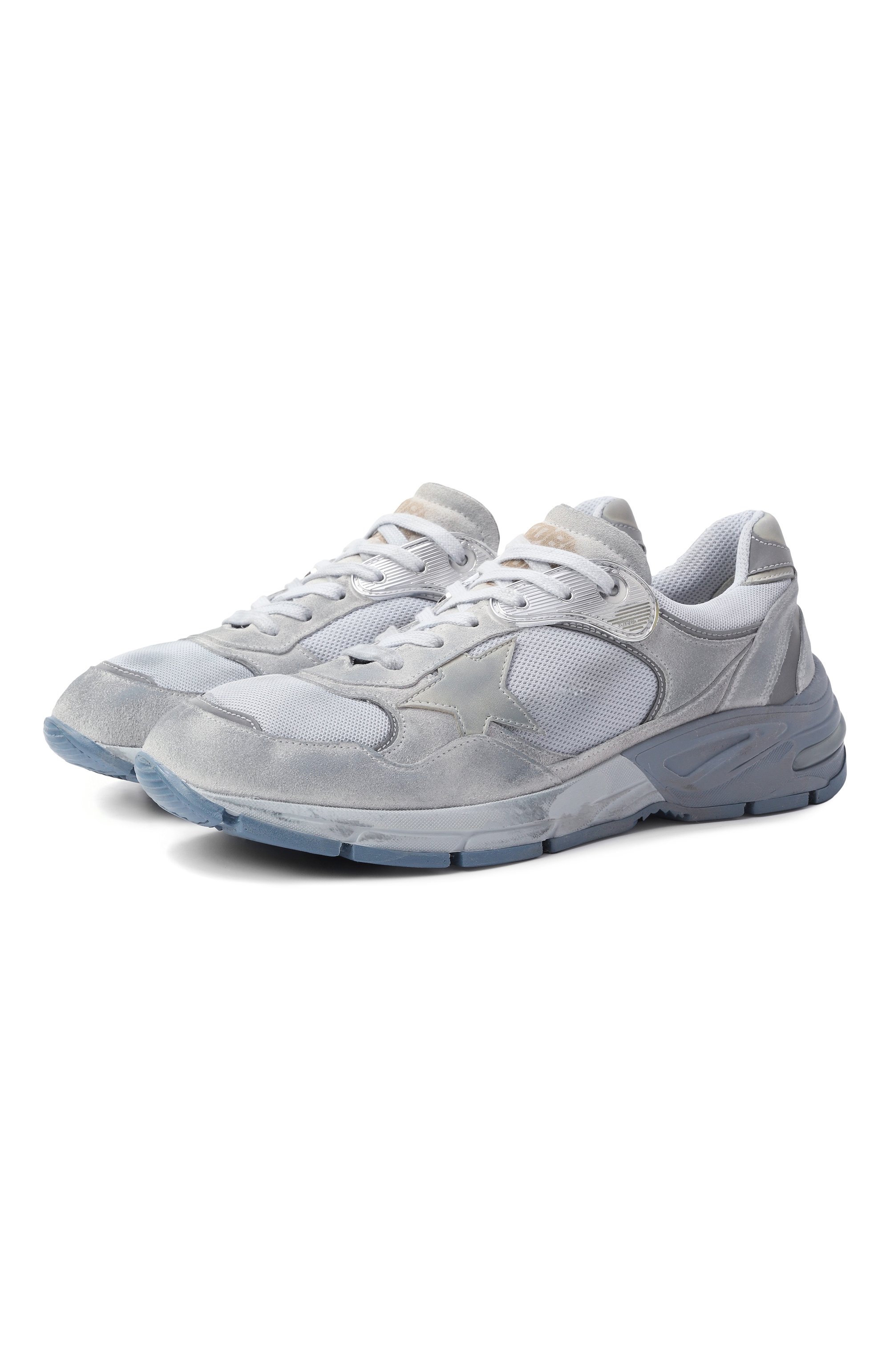 Комбинированные кроссовки dad-star GOLDEN GOOSE DELUXE BRAND, арт. GMF00884.F007246, фото 1