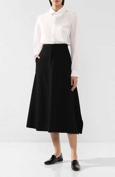 Хлопковая рубашка YOHJI YAMAMOTO, арт. YZ-B05-030, фото 2