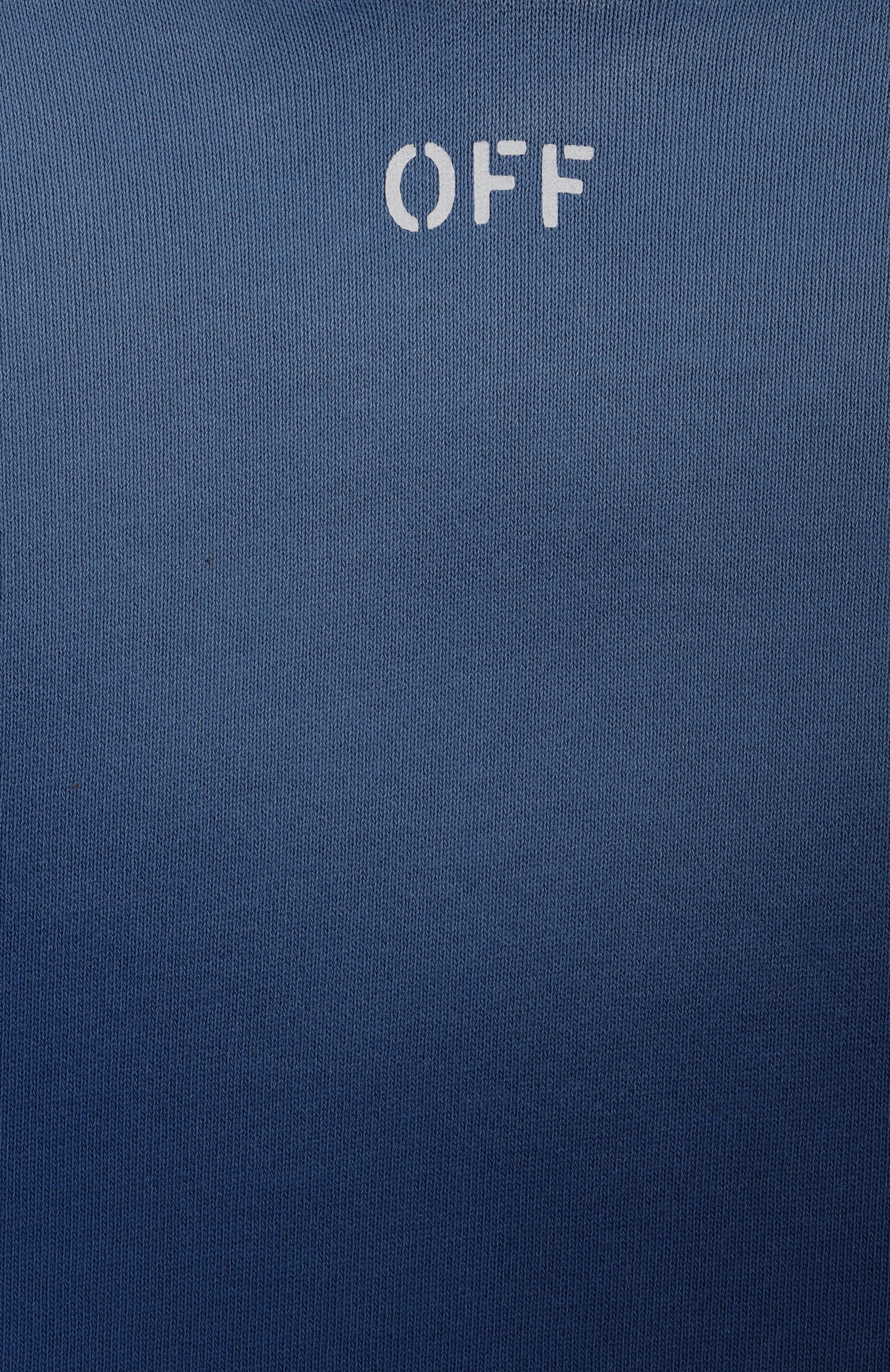 Хлопковое худи OFF-WHITE, арт. 0BBB001S25FLE005/12+, фото 3