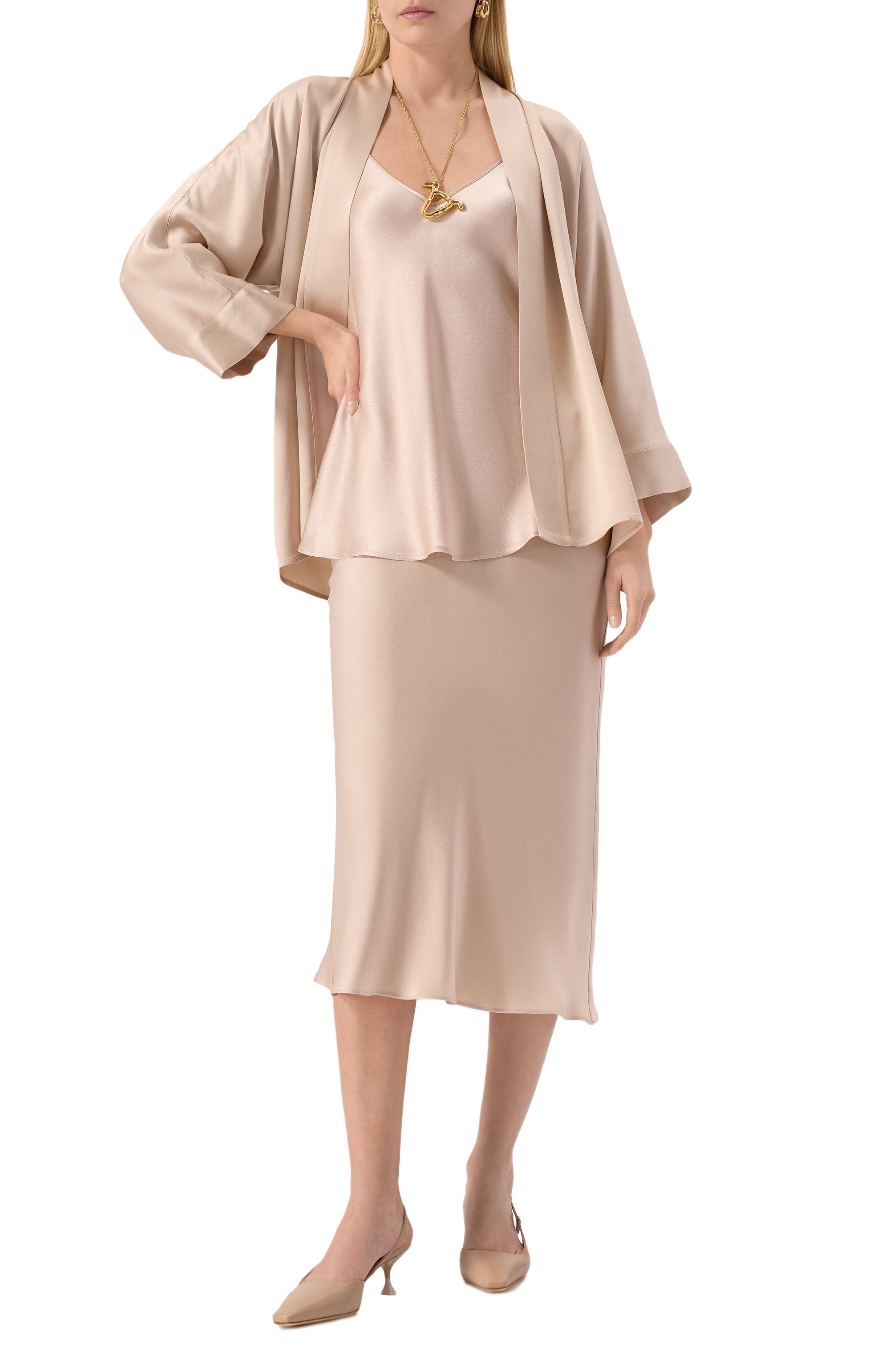 Атласная юбка ANTONELLI FIRENZE, арт. J9720N/355C, фото 2