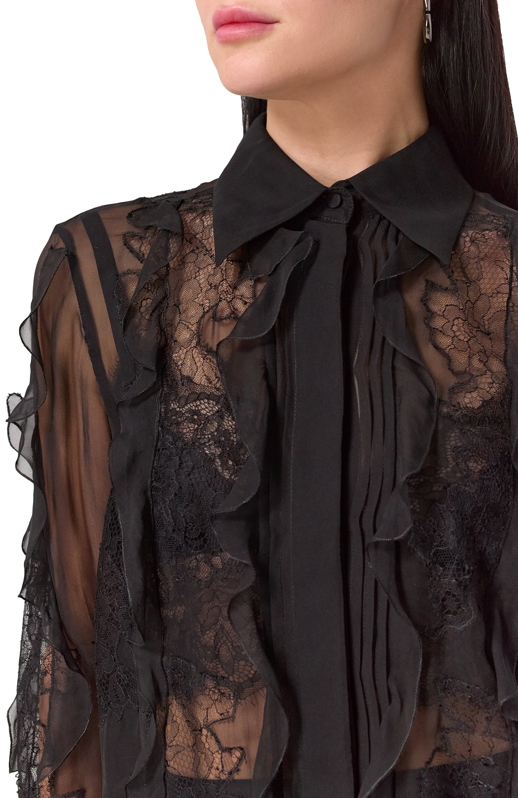 Шелковая блузка VALENTINO, арт. 5B0AB6W52UP, фото 5