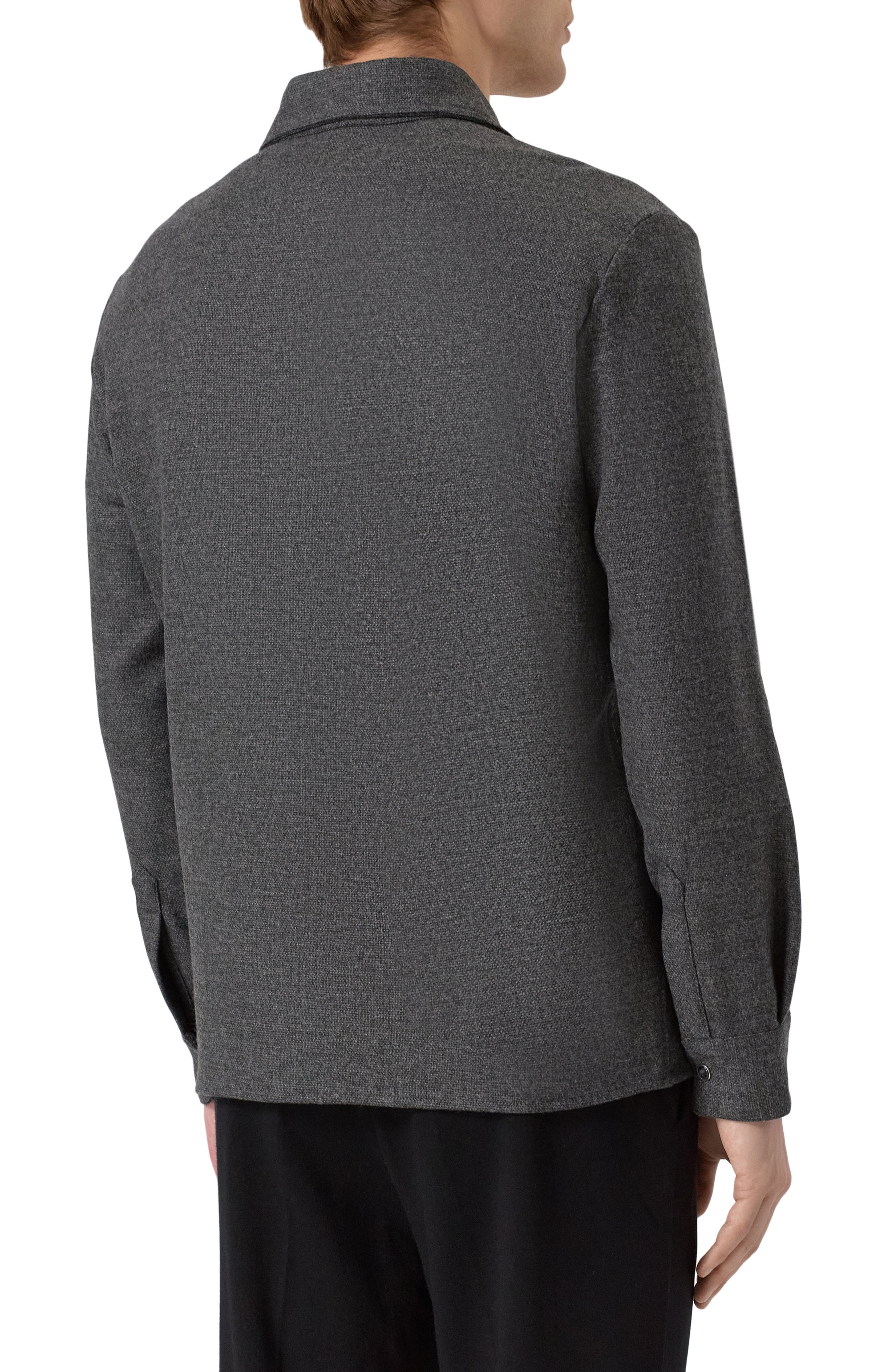 Куртка-рубашка из шерсти и кашемира MARCO PESCAROLO, арт. NEXT/5234, фото 4