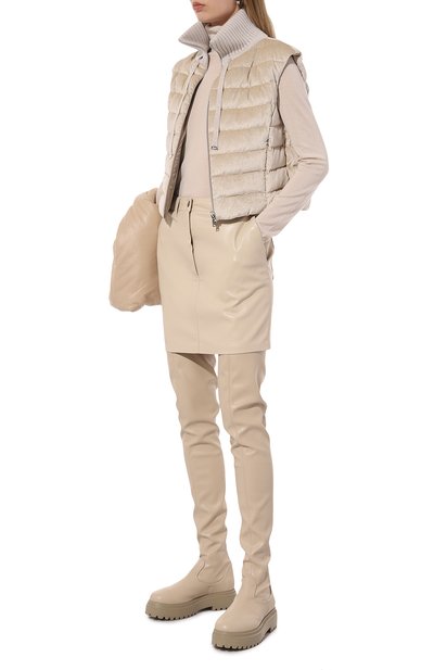 Пуховый жилет из вельвета HERNO, арт. PI00123DR/12631, фото 2