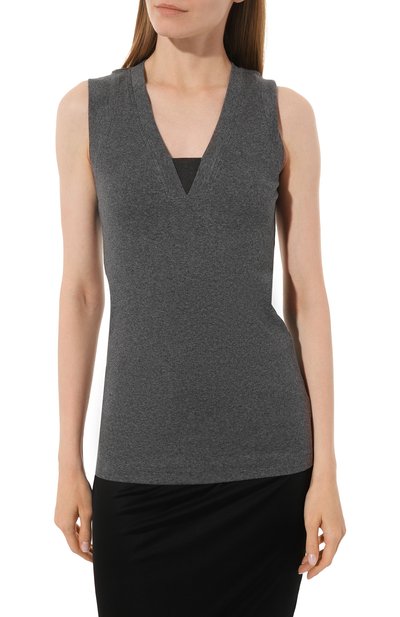 Хлопковый топ BRUNELLO CUCINELLI, арт. MPTC8EL672, фото 3