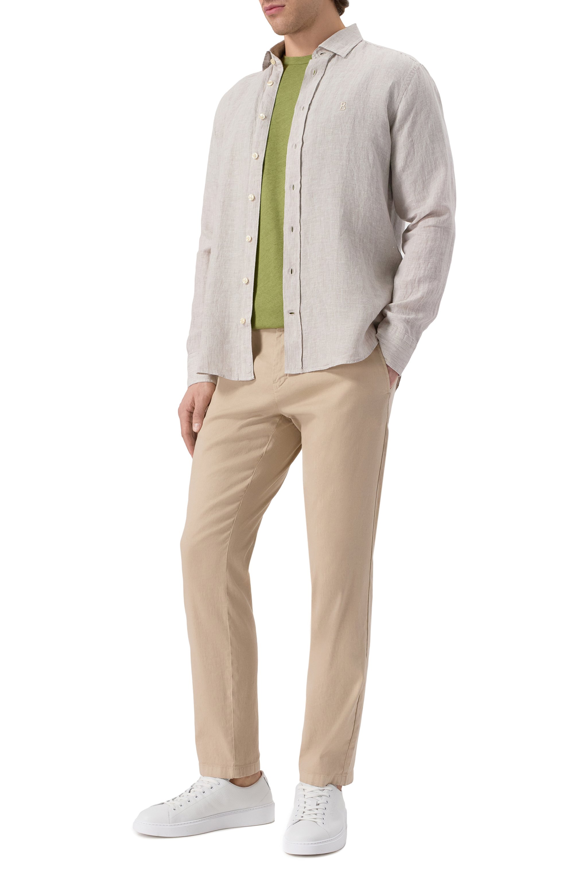 Брюки изо льна и хлопка BOGNER, арт. 18417335, фото 2