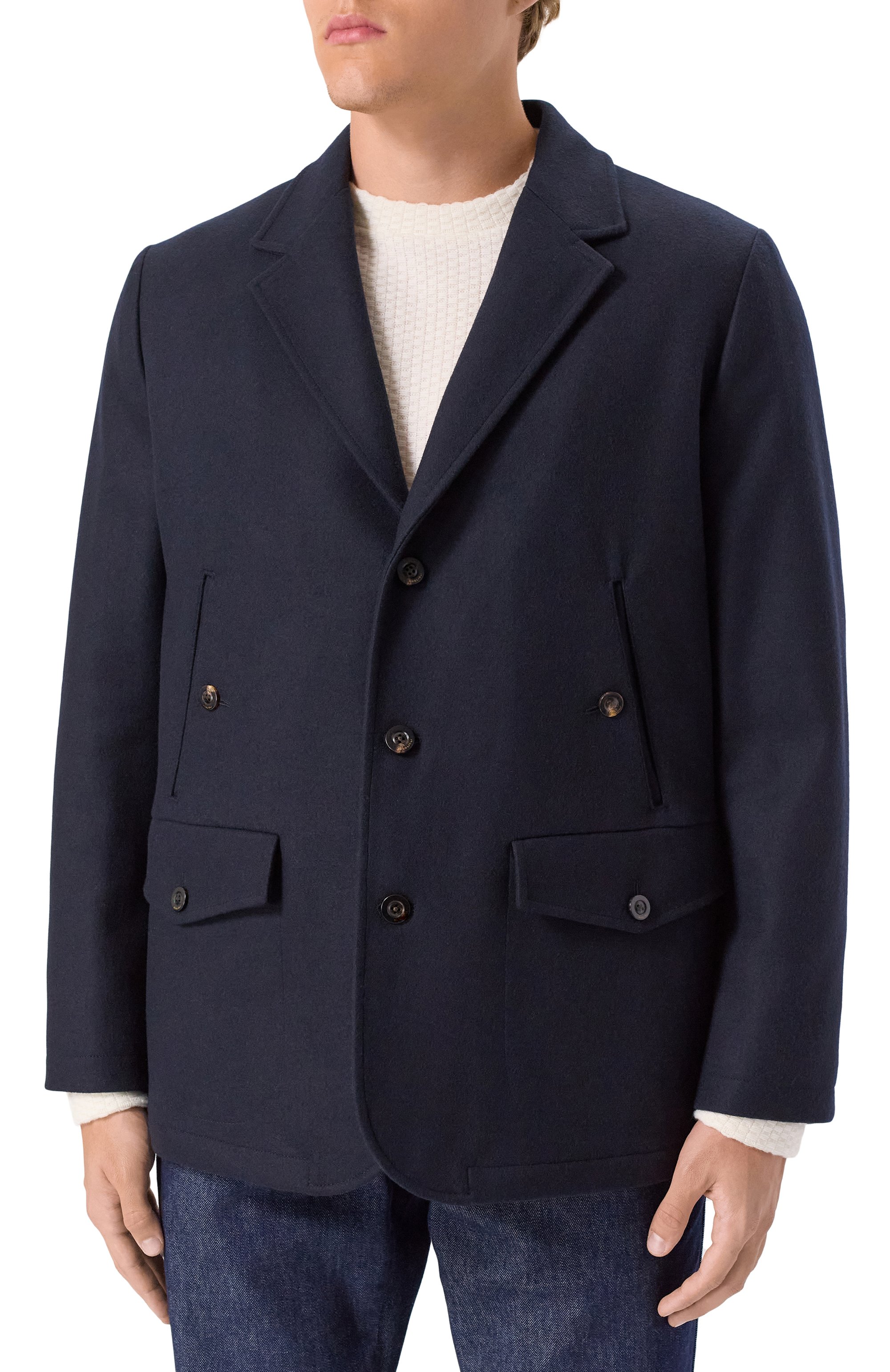 Шерстяное пальто BOGLIOLI, арт. 0C0198/FB4710, фото 3