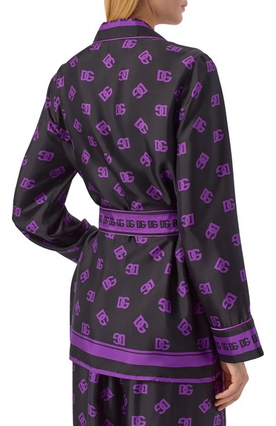 Шелковая блузка DOLCE & GABBANA, арт. F5I89T/HI1Z7, фото 4