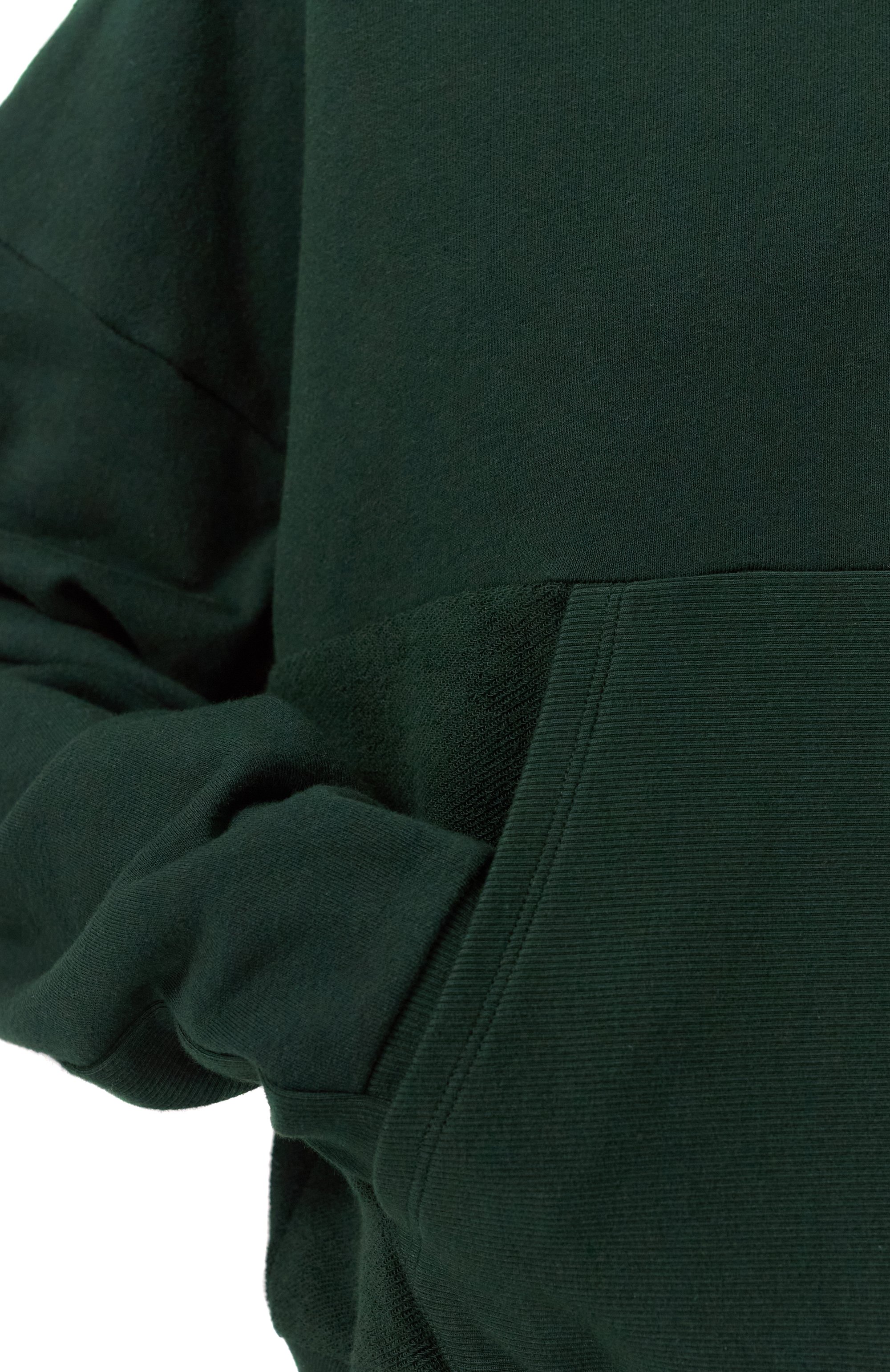 Хлопковое худи ALO YOGA темно-зеленого цвета по цене 22350 руб., арт. W3429R, фото 5 Хлопковое худи ALO YOGA, арт. W3429R, фото 5