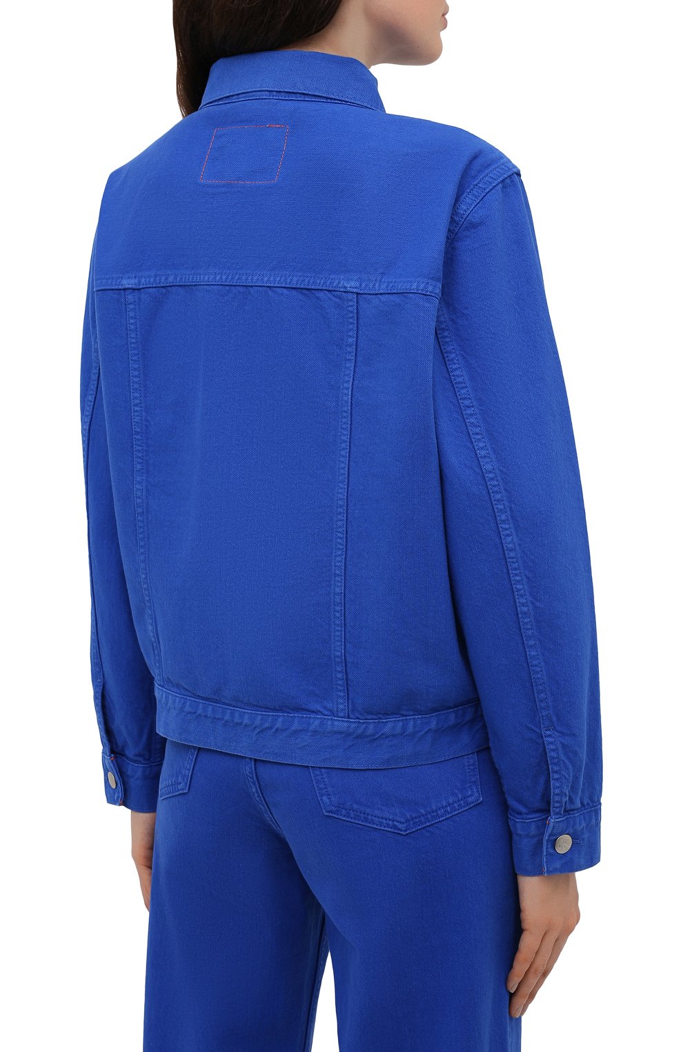 Джинсовая куртка HERON PRESTON FOR CALVIN KLEIN синего цвета по цене 29950 руб., арт. K20K203540, фото 4 Джинсовая куртка HERON PRESTON FOR CALVIN KLEIN, арт. K20K203540, фото 4