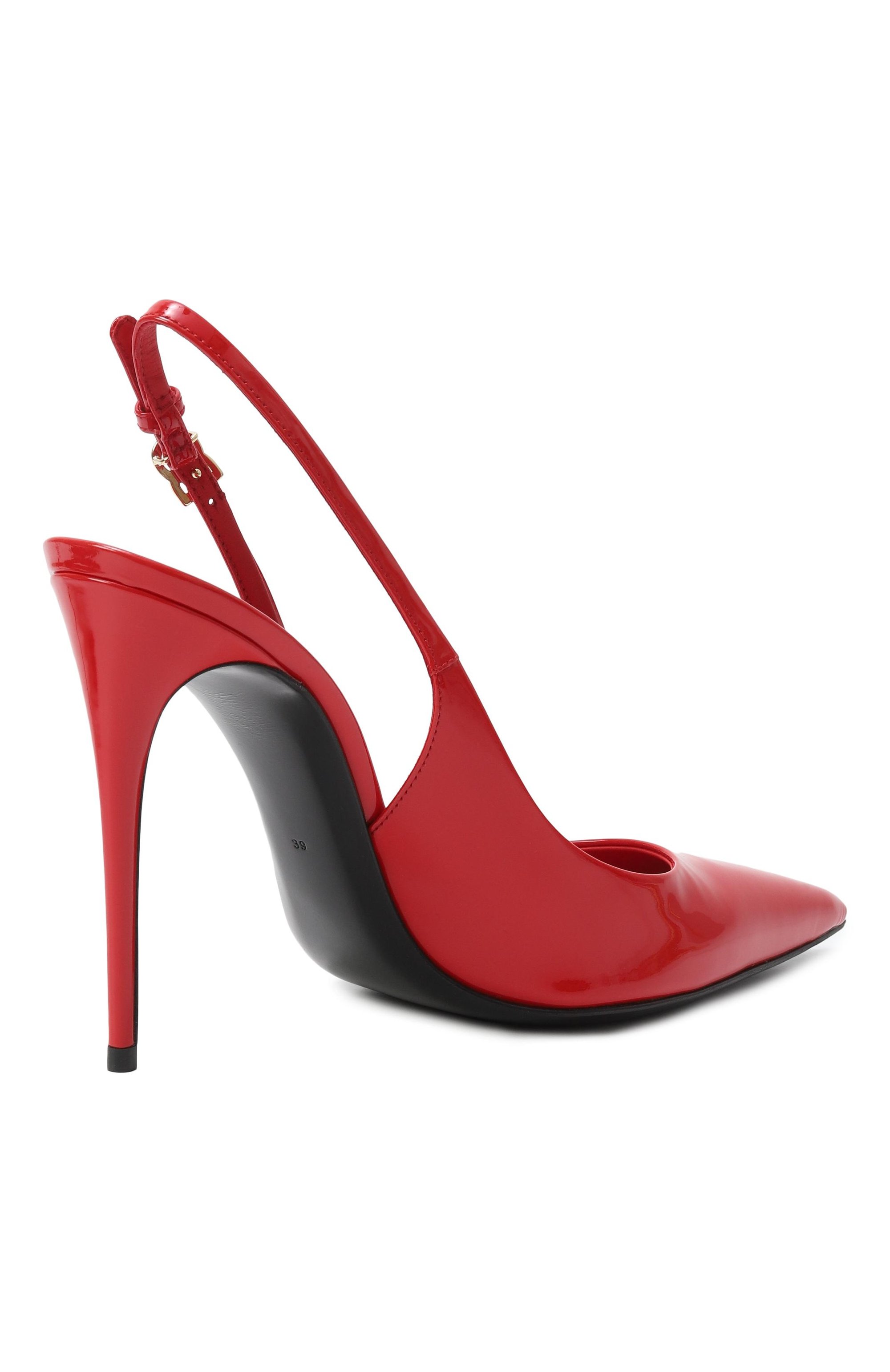 Лакированные туфли lollo 105 DOLCE & GABBANA красного цвета по цене 93800 руб., арт. CG0763/A1471, фото 5 Лакированные туфли lollo 105 DOLCE & GABBANA, арт. CG0763/A1471, фото 5