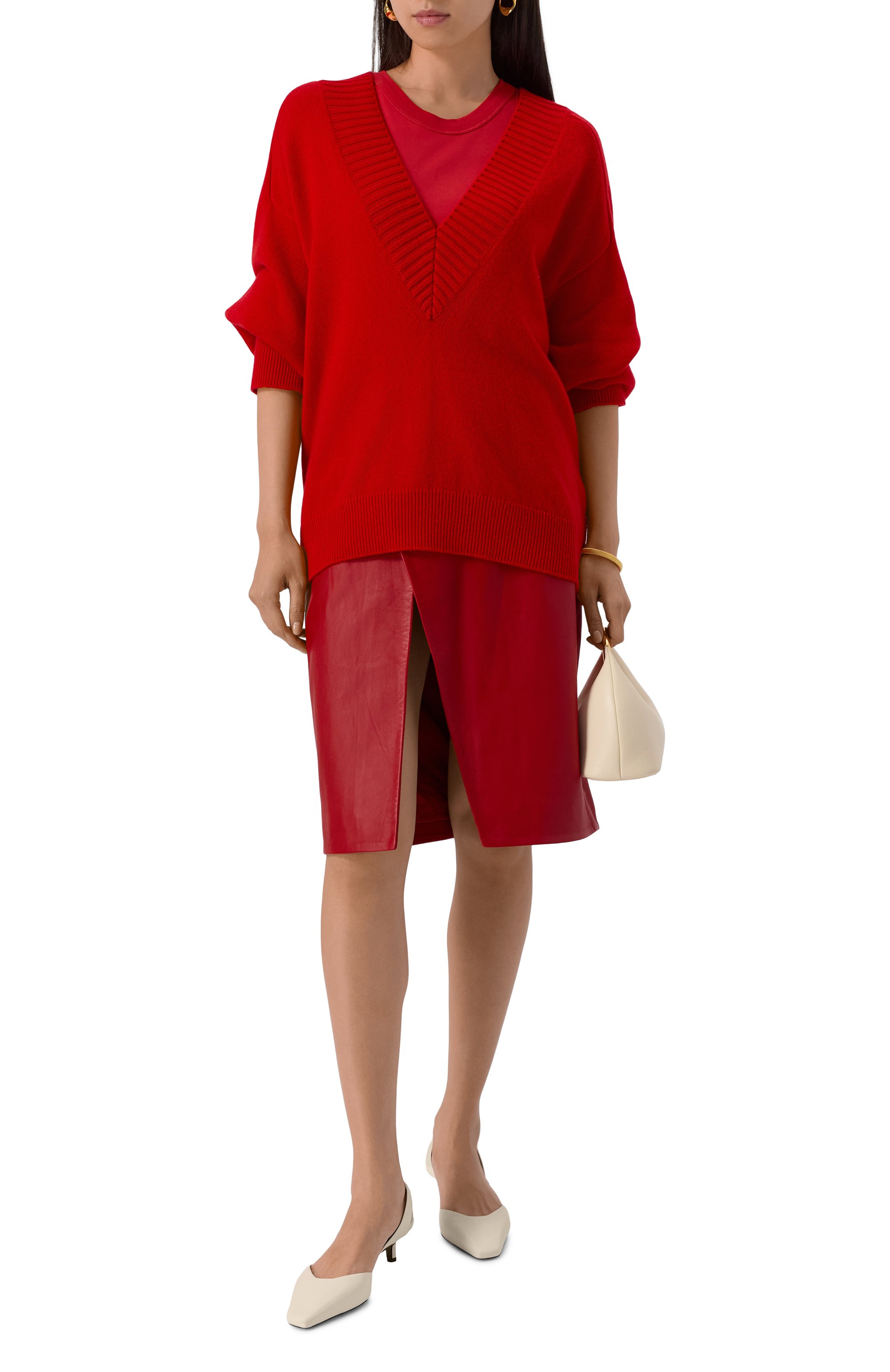 Кожаная юбка LOULOU DE SAISON, арт. EKARE, фото 2