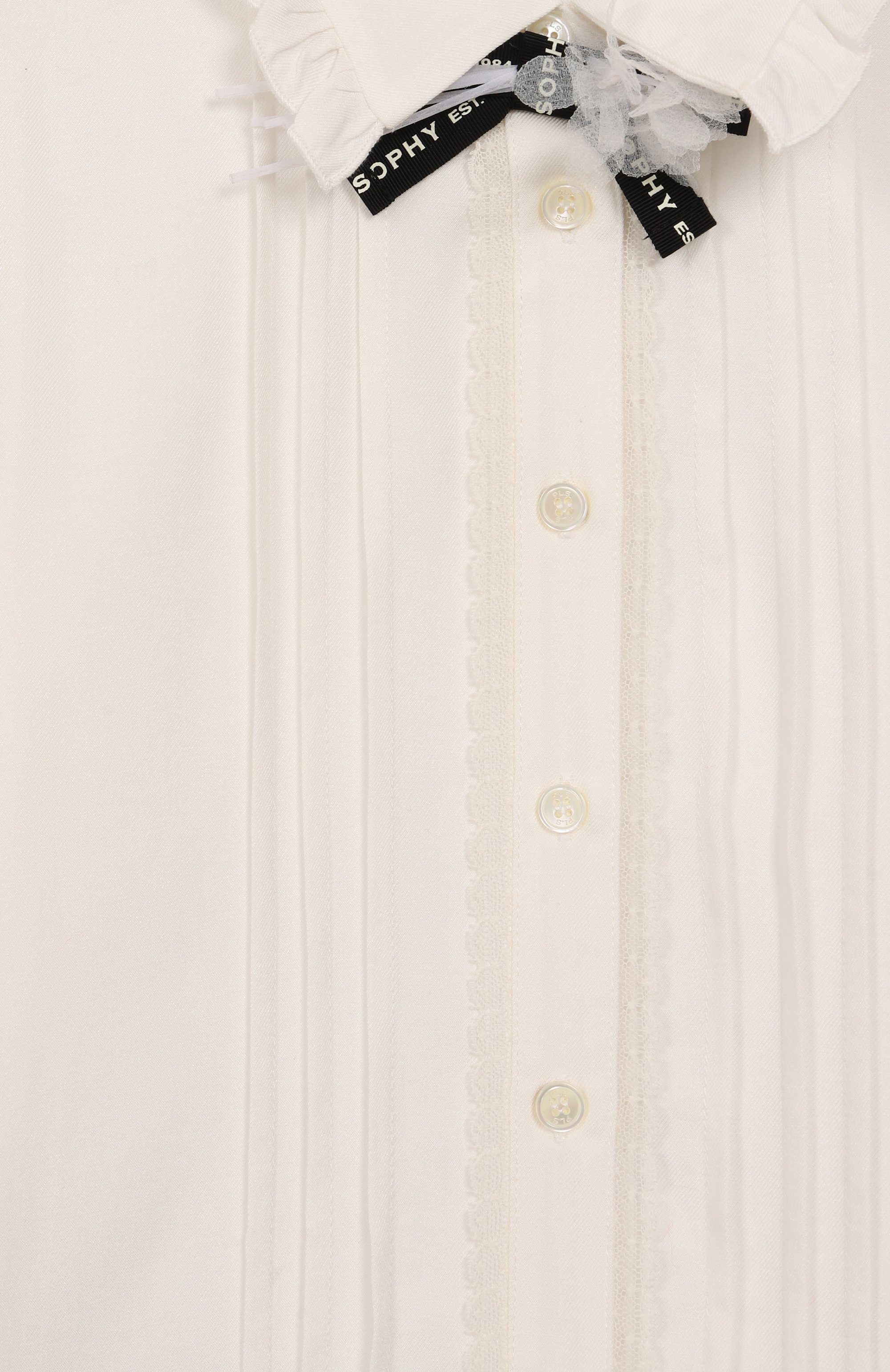 Блуза из вискозы PHILOSOPHY DI LORENZO SERAFINI KIDS, арт. I1F306/6103/4-10, фото 3