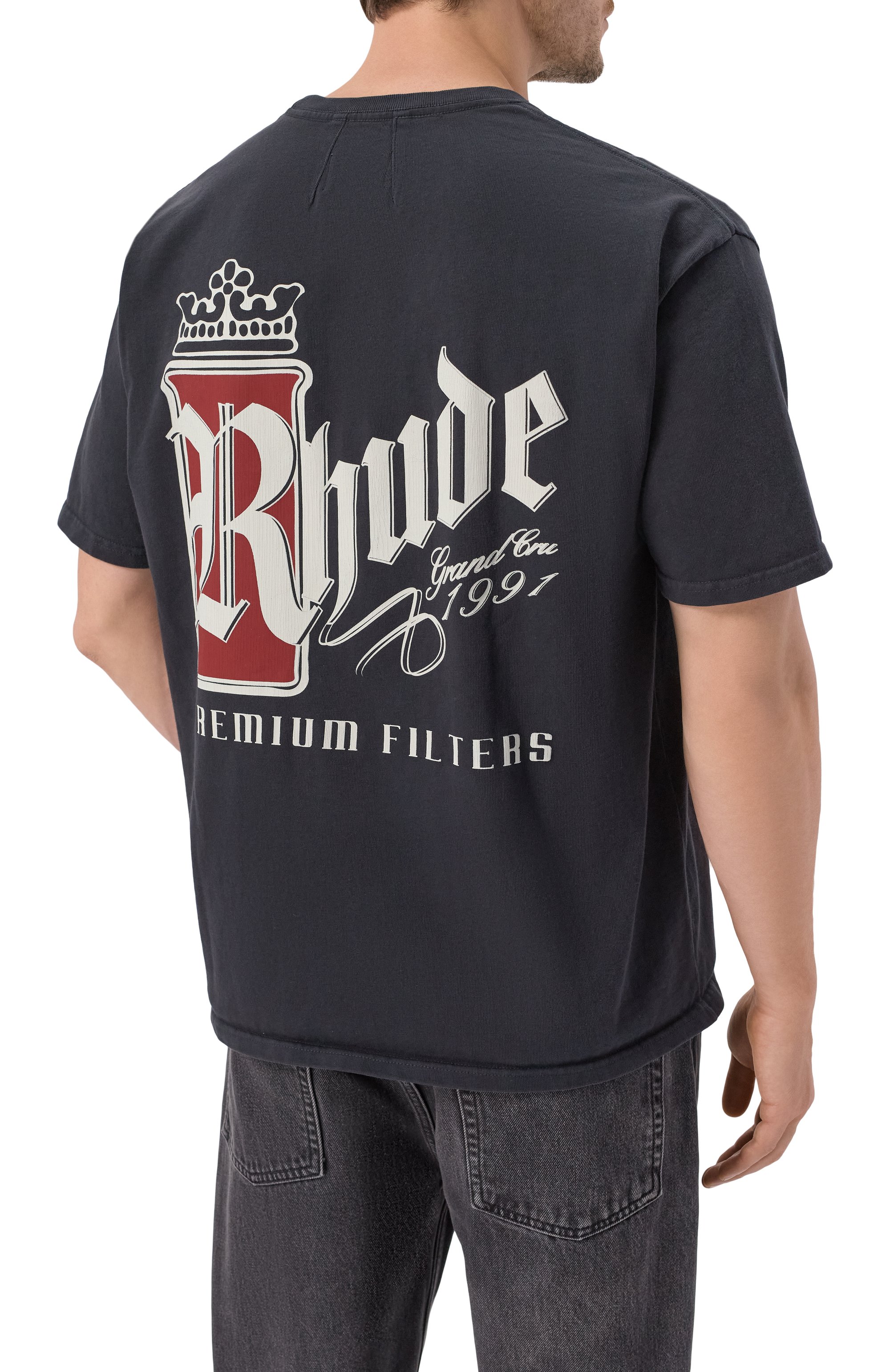 Хлопковая футболка RHUDE, арт. RHSS26TT07012, фото 4