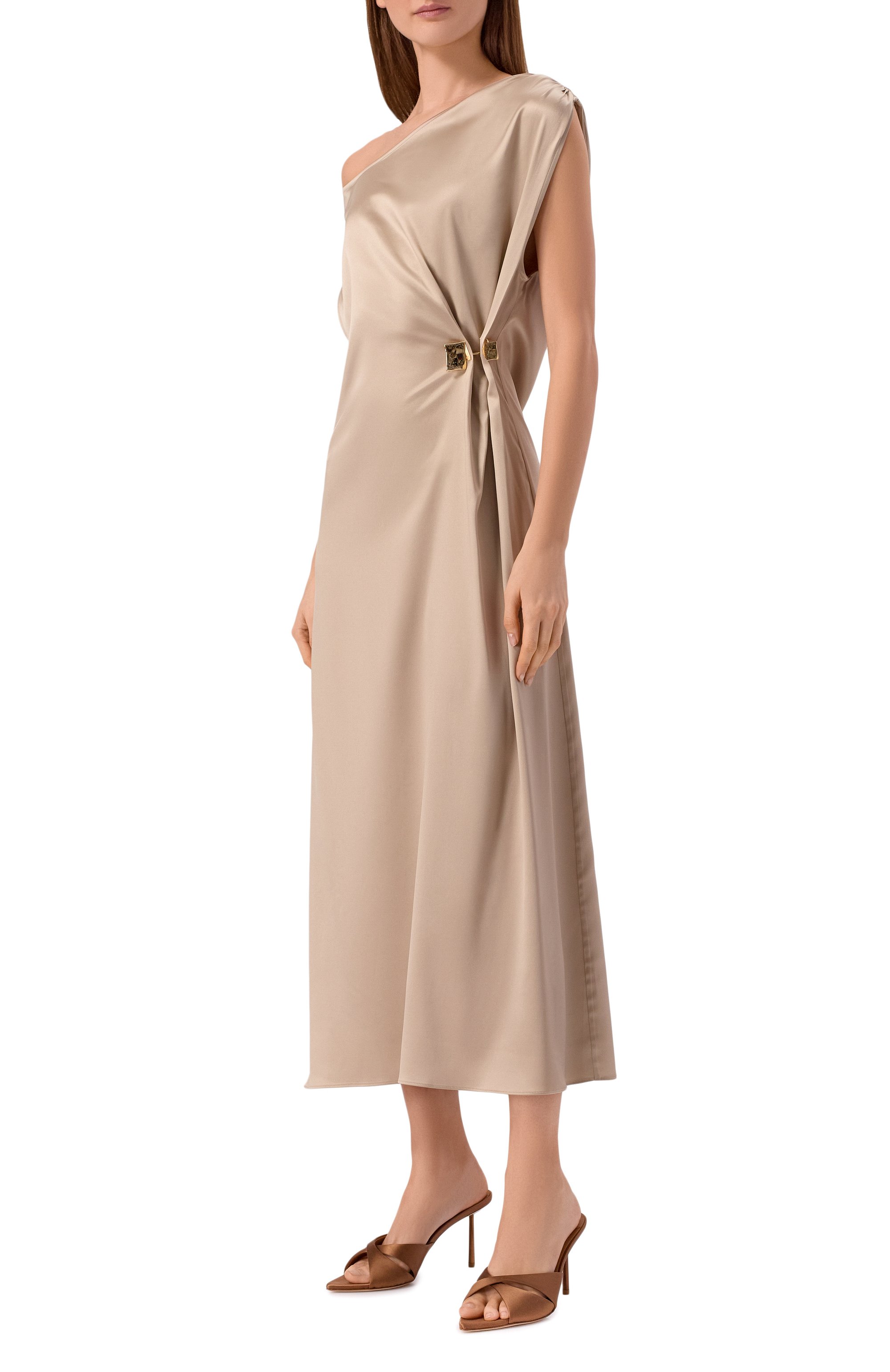 Атласные мюли shirley 80 LE SILLA, арт. 6621F080BXPPSME, фото 3