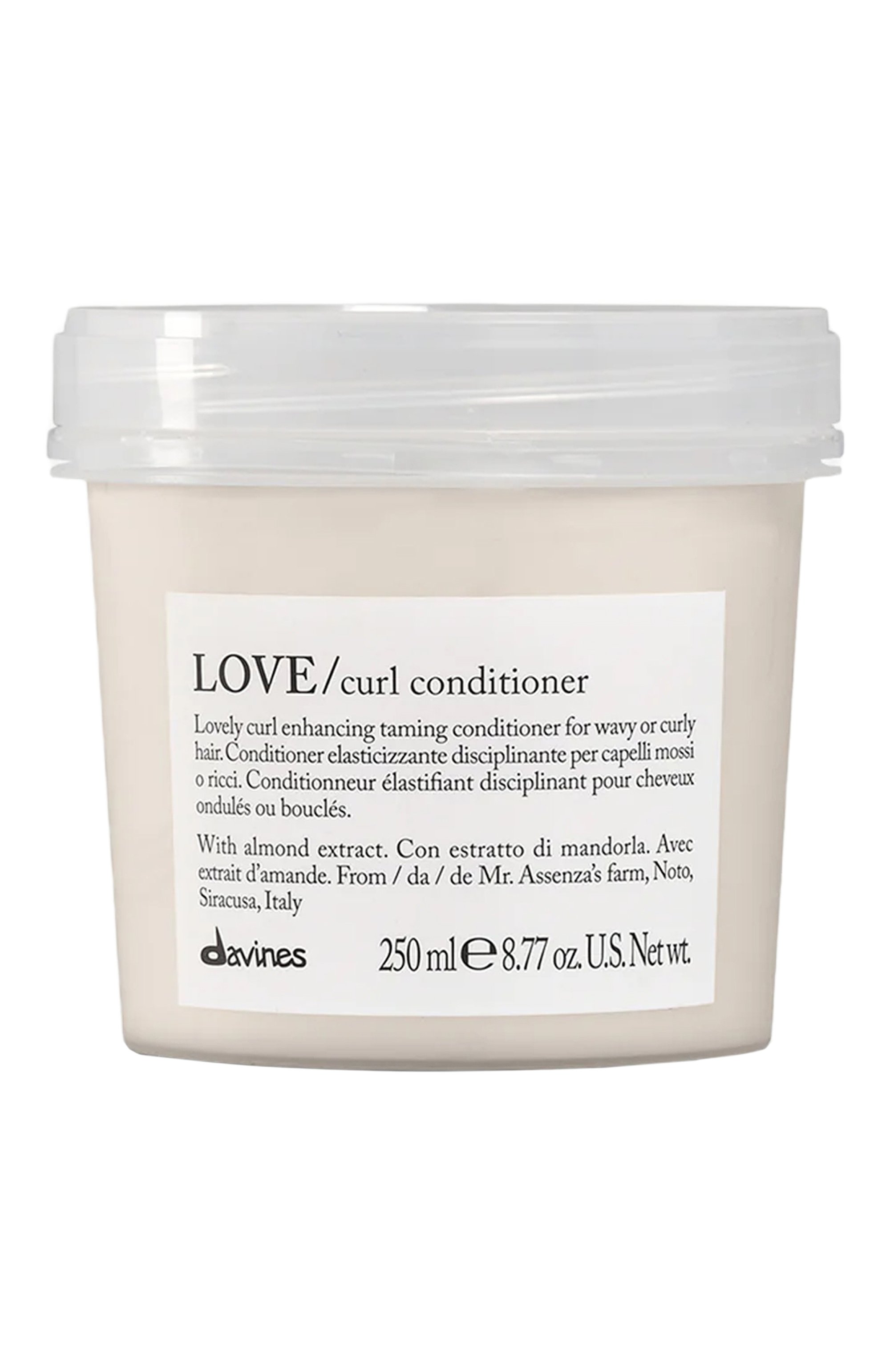 Кондиционер для усиления завитка love curl (250ml) DAVINES бесцветного цвета по цене 4280 руб., арт. 75606, фото 1 Кондиционер для усиления завитка love curl (250ml) DAVINES, арт. 75606, фото 1