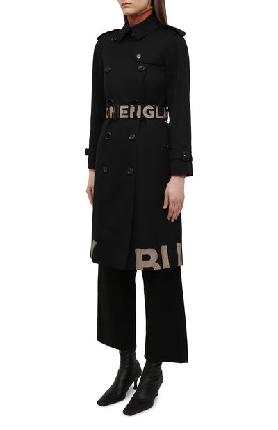 Хлопковый тренч BURBERRY, арт. 8038149, фото 3