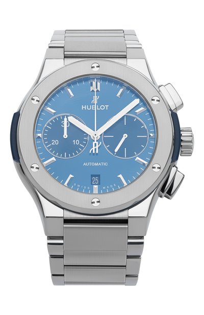 Мужские часы classic fusion chronograph titanium bracelet HUBLOT, арт. 520.NX.7170.NX