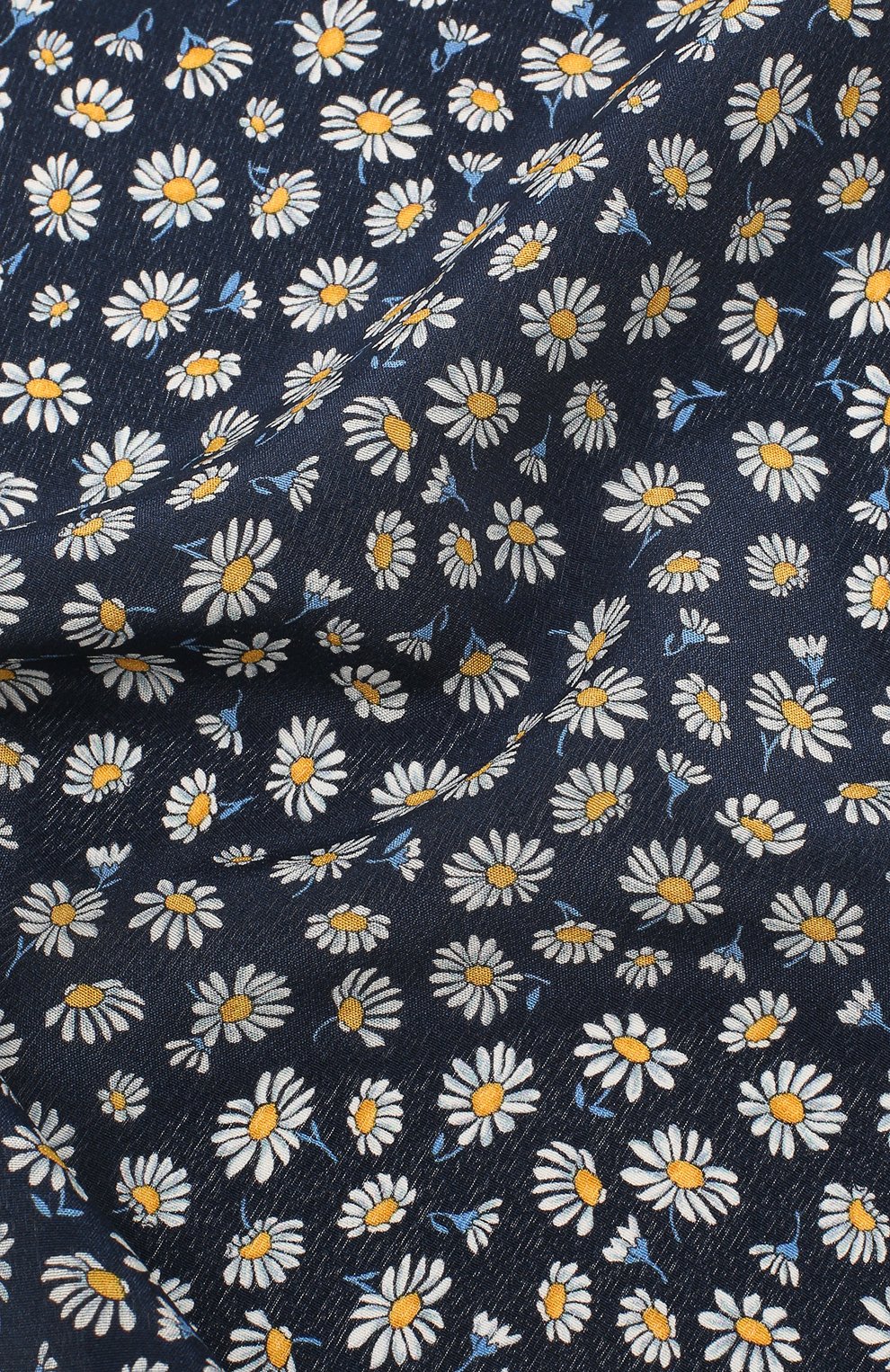 Шелковый платок LANVIN синего цвета по цене 6515 руб., арт. 2915/HANDKERCHIEF, фото 2 Шелковый платок LANVIN, арт. 2915/HANDKERCHIEF, фото 2