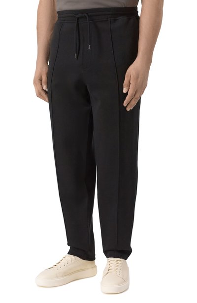 Брюки из хлопка и кашемира BRUNELLO CUCINELLI, арт. MM8313212G, фото 3