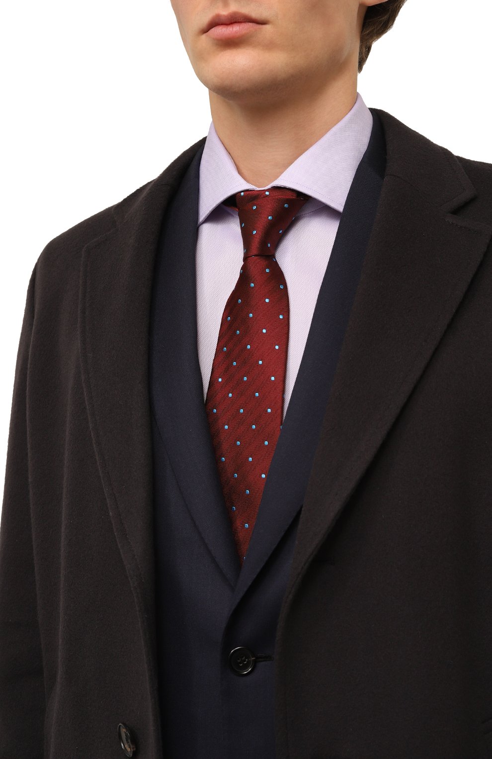 Шелковый галстук LANVIN, арт. 3112/TIE, фото 2