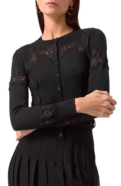 Кардиган из кашемира и шелка DOLCE & GABBANA, арт. FXV05T/JEM07, фото 3