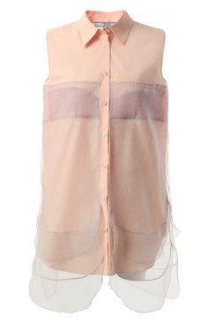 Хлопковый топ PRADA, арт. P410CM-1QKH-F0278, фото 1