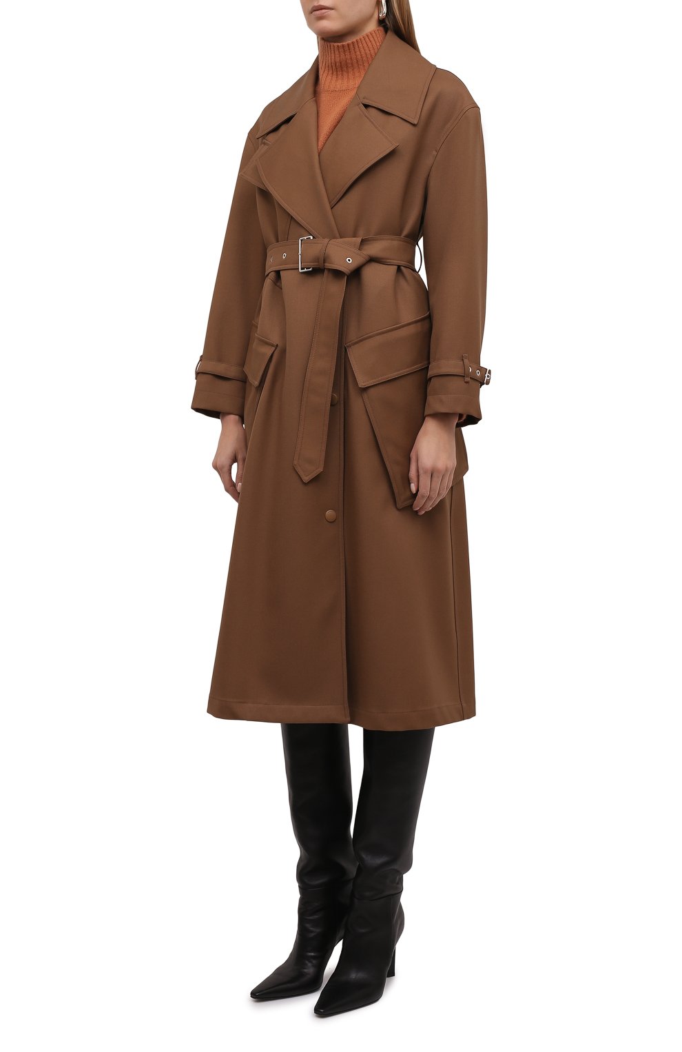 Шерстяное пальто laxton BURBERRY коричневого цвета по цене 261000 руб., арт. 8038930, фото 3 Шерстяное пальто laxton BURBERRY, арт. 8038930, фото 3