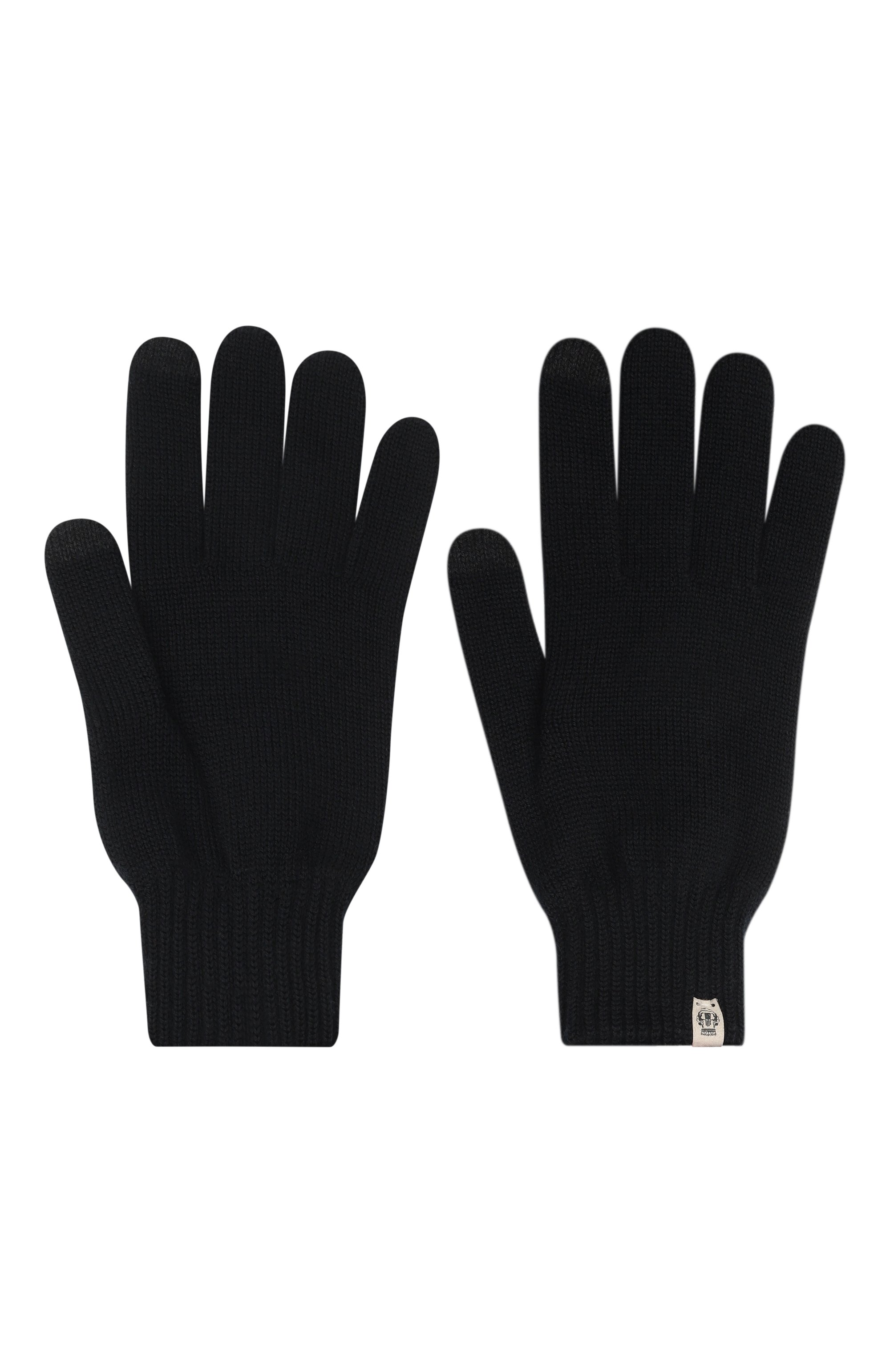 Шерстяные перчатки ROECKL черного цвета по цене 6405 руб., арт. 23012-7790, фото 2 Шерстяные перчатки ROECKL, арт. 23012-7790, фото 2