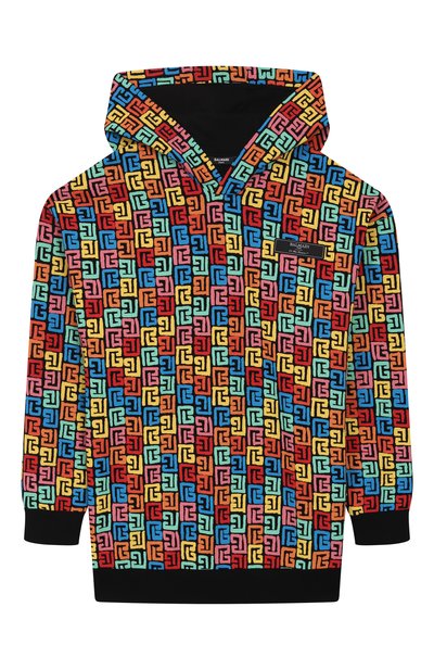 Хлопковое худи BALMAIN, арт. BW4Q50