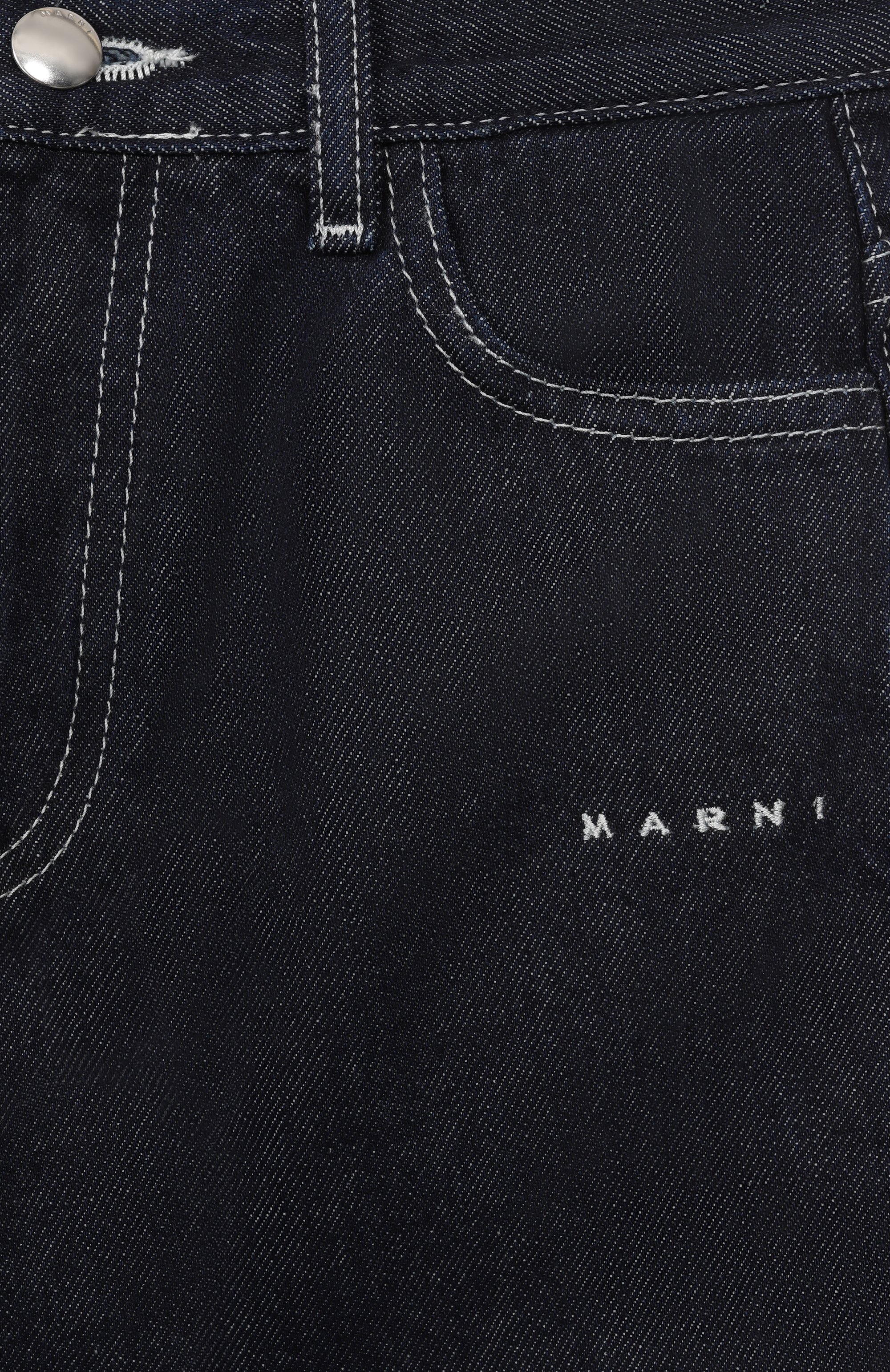 Джинсовые шорты MARNI, арт. M01709/M00WH, фото 3