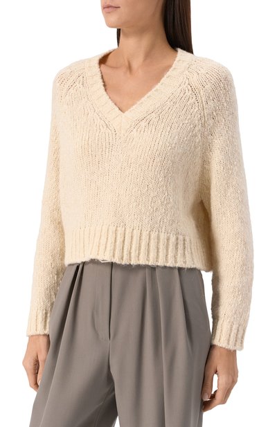 Свитер из хлопка и шерсти WEEKEND MAX MARA, арт. AL0A, фото 3