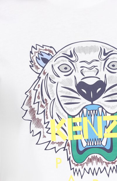 Хлопковая футболка KENZO, арт. F965TS0504YA, фото 5