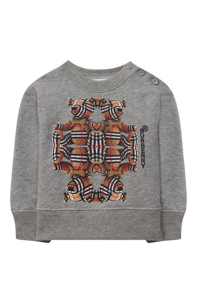 Хлопковый свитшот BURBERRY, арт. 8041216, фото 1