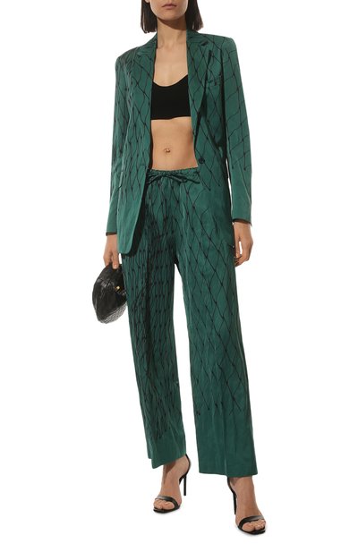 Брюки из вискозы и хлопка DRIES VAN NOTEN, арт. 221-010967-4324, фото 2