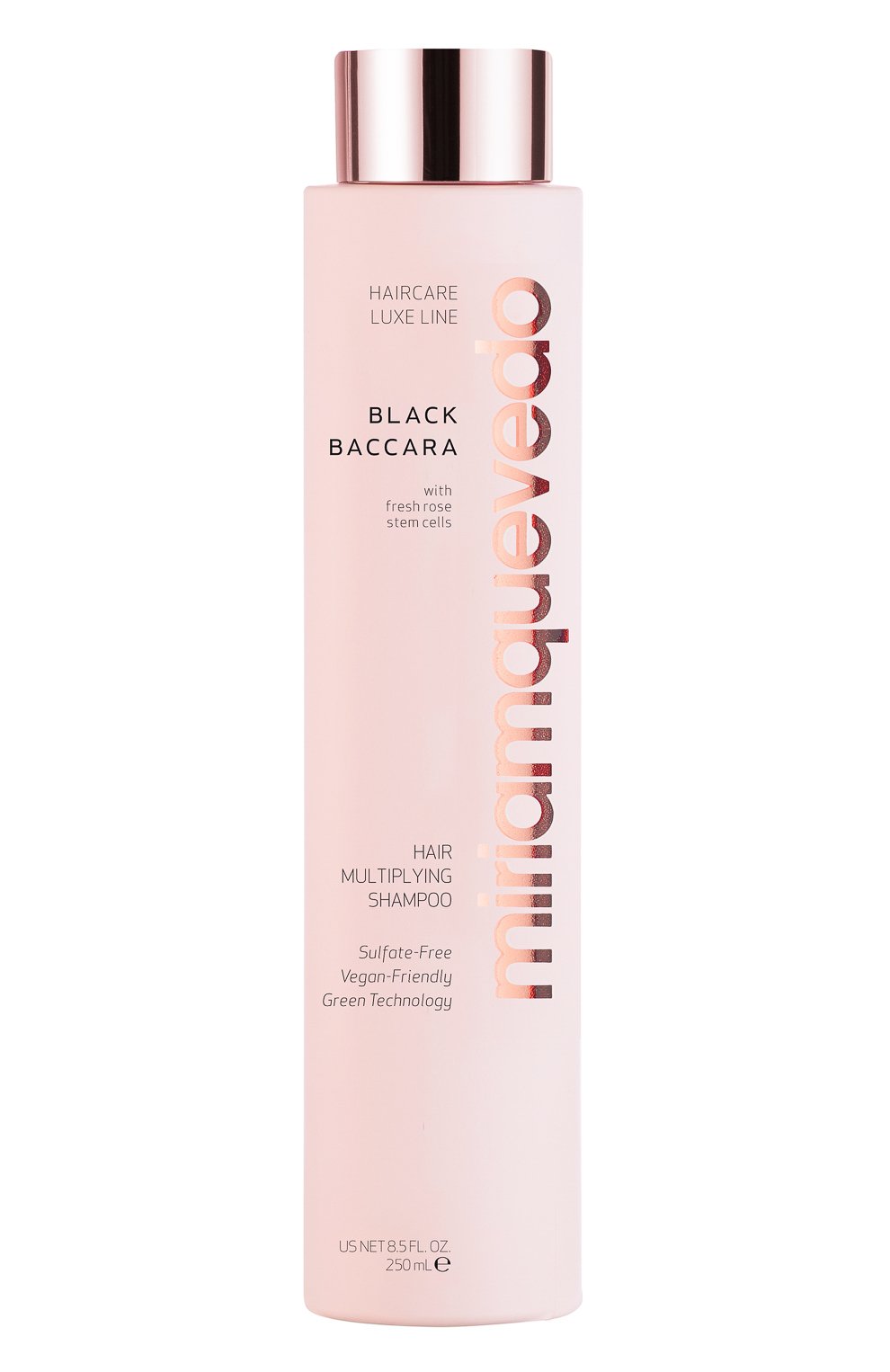 Шампунь для уплотнения и объема волос с экстрактом розы black baccara (250ml) MIRIAMQUEVEDO, арт. 743, фото 1