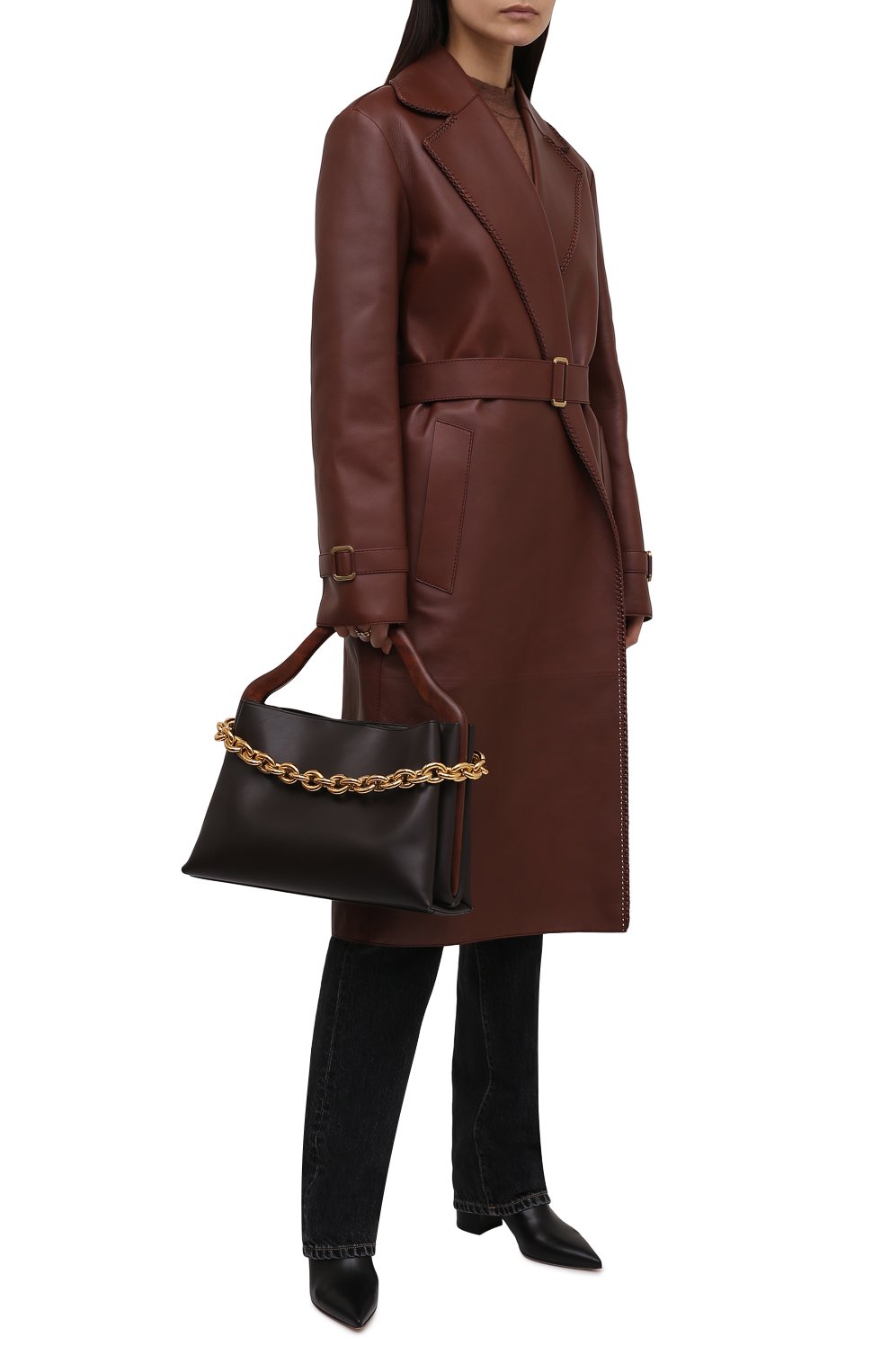 Кожаное пальто LORO PIANA, арт. FAL7297, фото 2