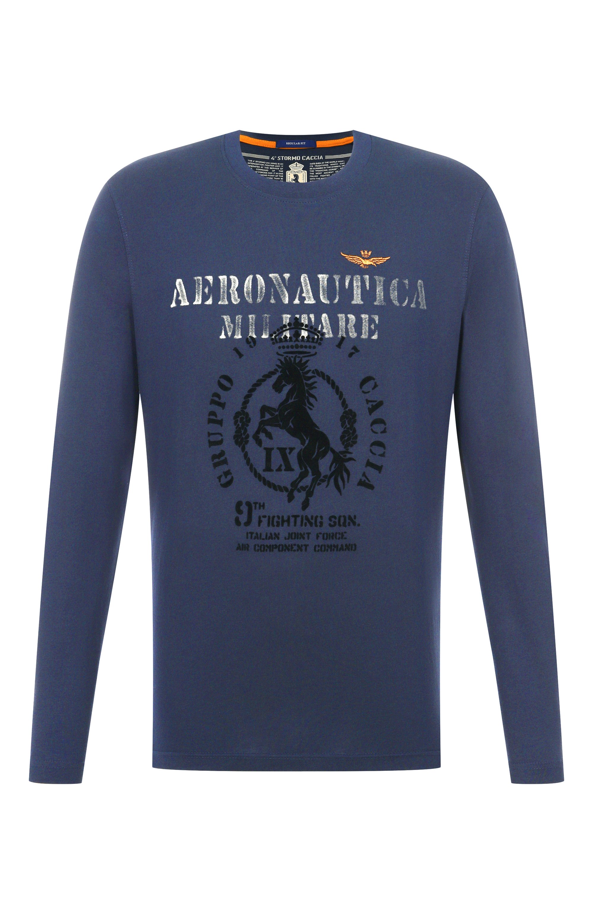 Хлопковый лонгслив AERONAUTICA MILITARE, арт. TS2471UJ00641, фото 1