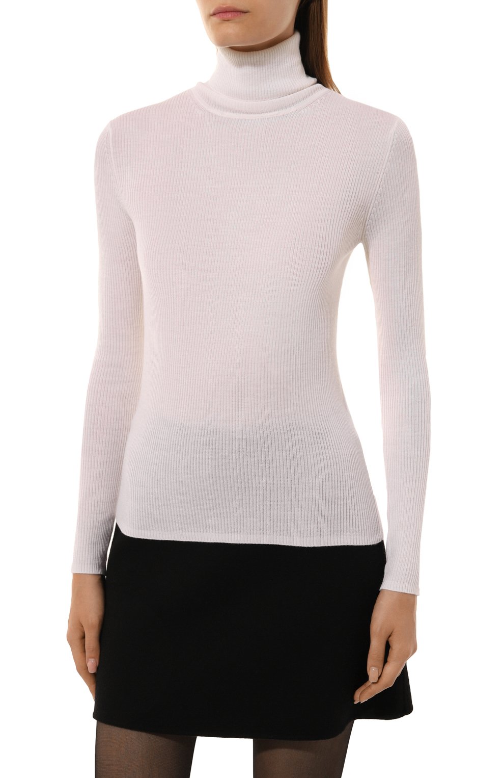 Шерстяная водолазка P.A.R.O.S.H. кремового цвета по цене 26350 руб., арт. D512552X, фото 3 Шерстяная водолазка P.A.R.O.S.H., арт. D512552X, фото 3