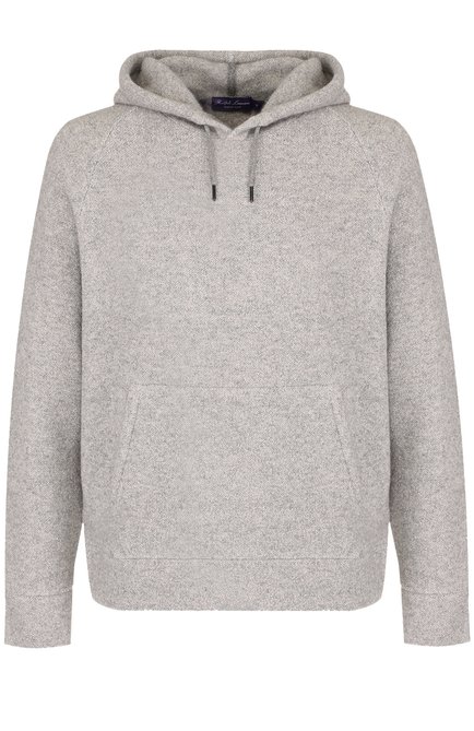 Мужской хлопковое худи из смеси хлопка и шелка RALPH LAUREN, арт. 790703824