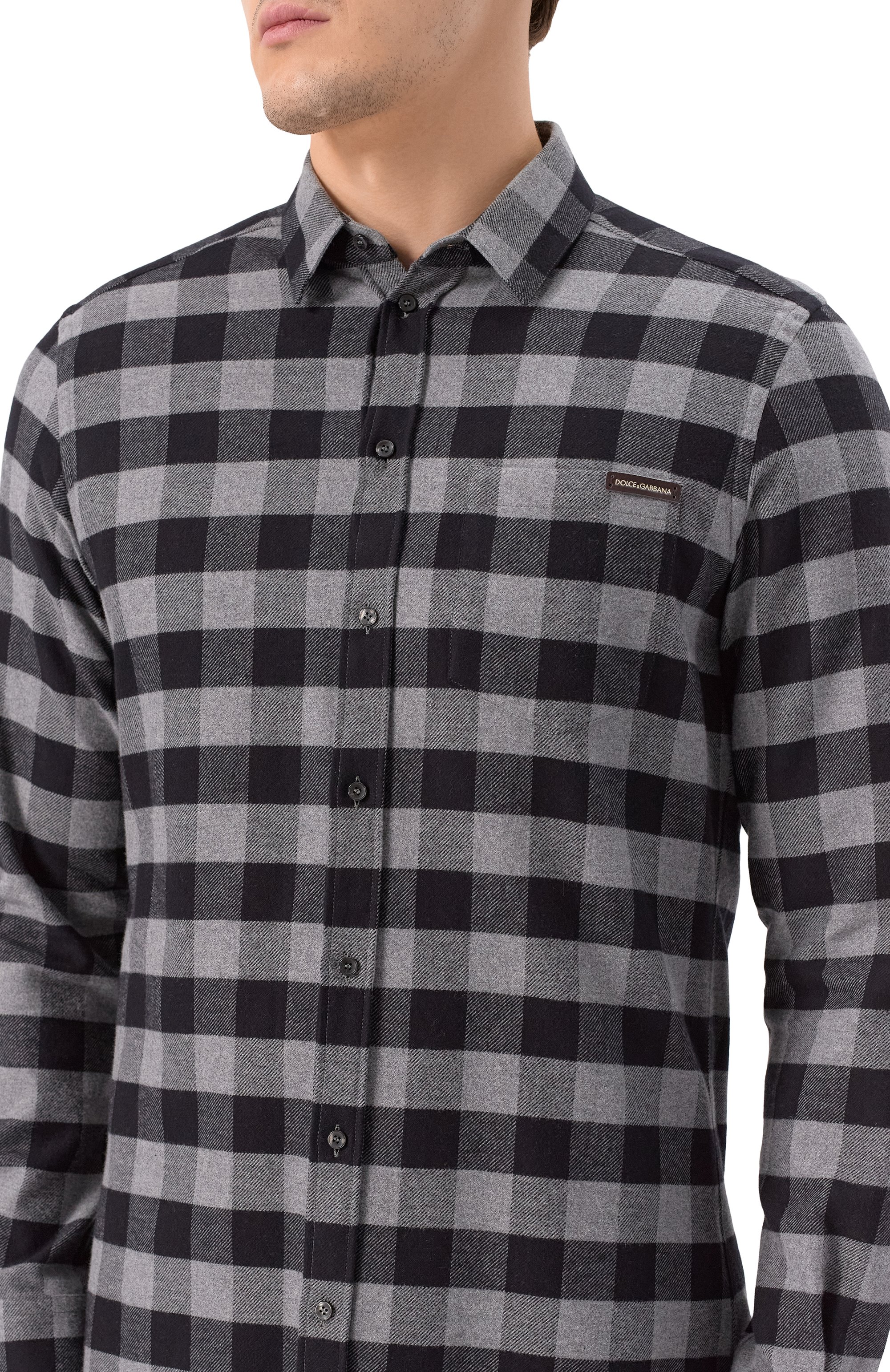 Хлопковая рубашка DOLCE & GABBANA, арт. G5JZ9T/GJ289, фото 5