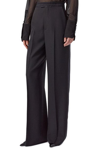 Шерстяные брюки ARMARIUM черного цвета по цене 131500 руб., арт. ARMFWP039/W001, фото 3 Шерстяные брюки ARMARIUM, арт. ARMFWP039/W001, фото 3