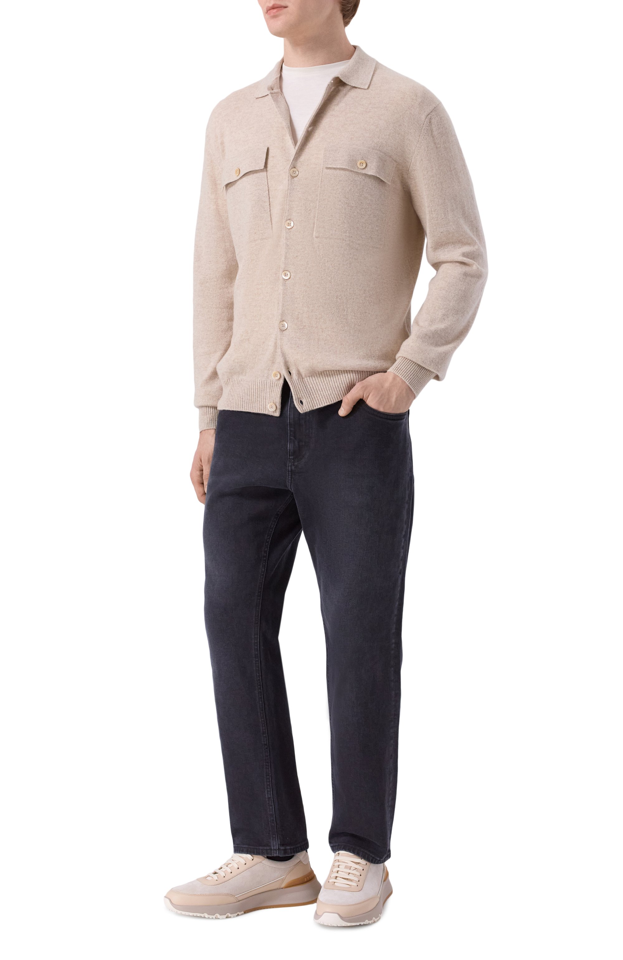 Замшевые кроссовки BRUNELLO CUCINELLI, арт. MZUSGG0278, фото 2