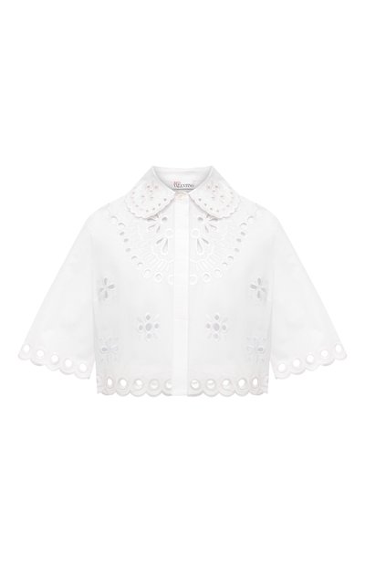 Женская хлопковая блузка REDVALENTINO, арт. VR0AA02S/5TC
