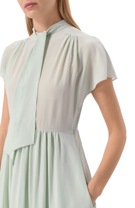 Шелковое платье MVST M26.2PW.D032/F090 CREP0N Зелёный  M26.2PW.D032/F090 CREP0N Фото 4