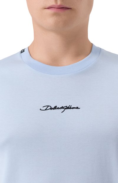 Хлопковая футболка DOLCE & GABBANA, арт. G8RN8Z/G7NUB, фото 5
