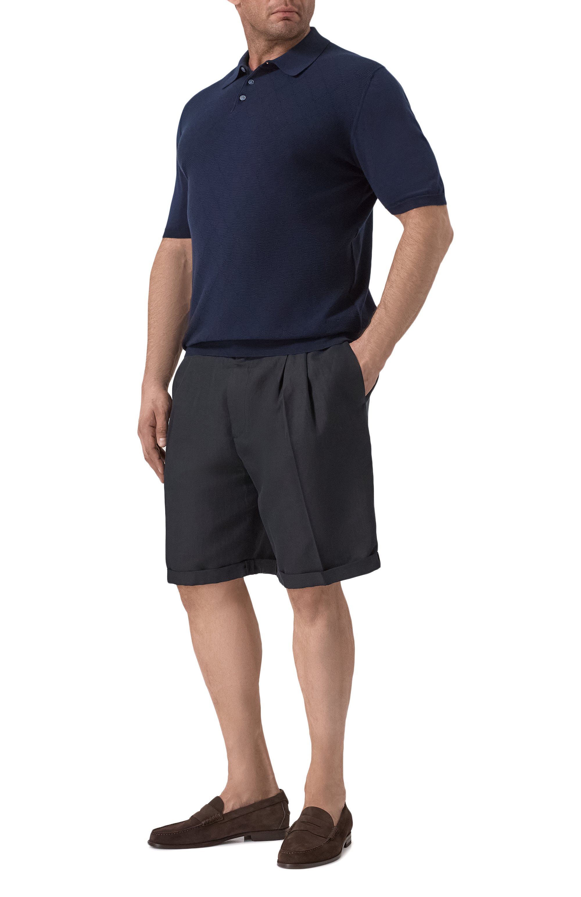 Хлопковое поло KITON, арт. UMK070660H, фото 2