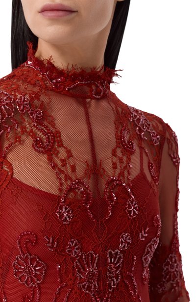 Платье с отделкой  бисером BLUMARINE, арт. RF6062/J1616, фото 4